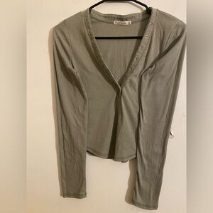 Heart & Hips Olive Green Long Sleeve